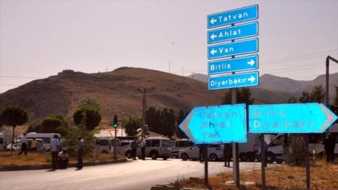 Bitlis - Tatvan karayolunda bomba alarmı