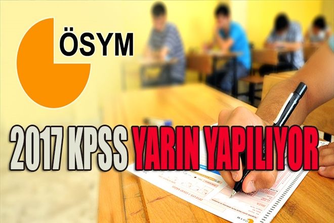 2017 KPSS YARIN YAPILIYOR