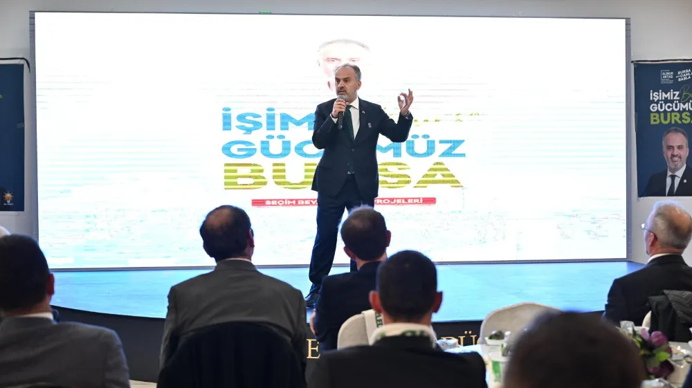 Bursa Büyükşehir Belediye Başkanı Alinur Aktaş Keles
