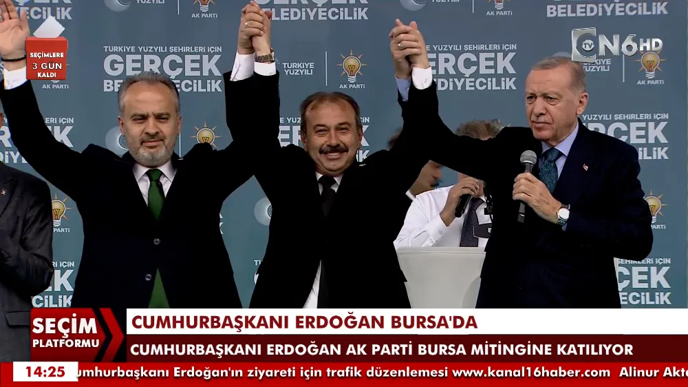 Cumhurbaşkanı Erdoğan Harmancık