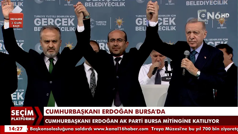 Cumhurbaşkanı Erdoğan Orhaneli