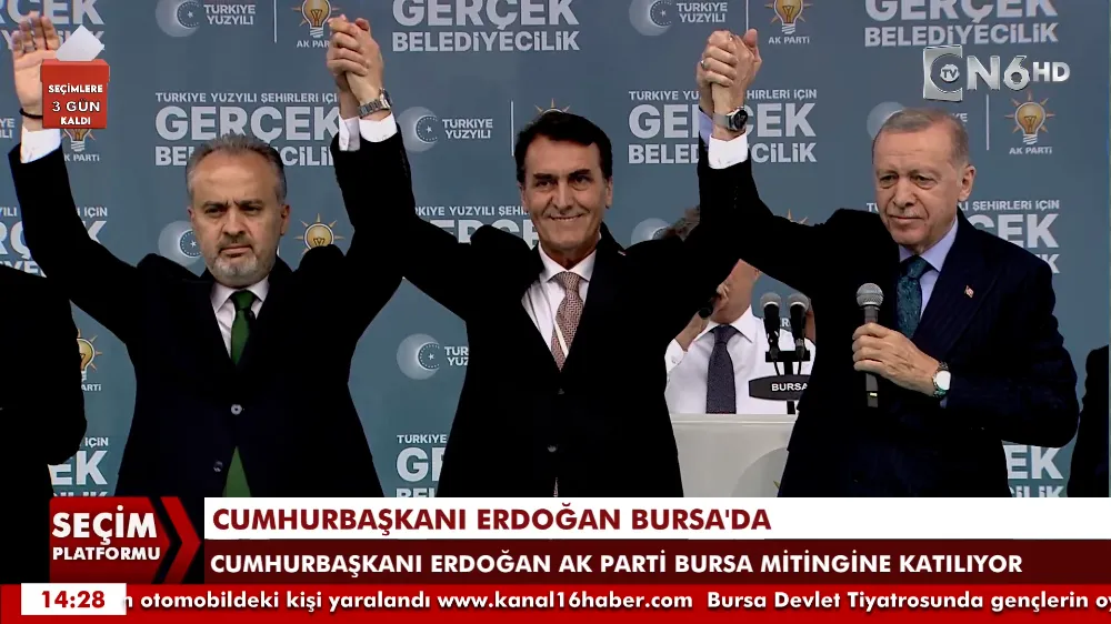 Cumhurbaşkanı Erdoğan Osmangazi