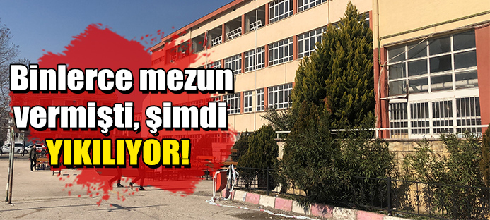 Bursa`da binlerce mezun veren Gemlik Endüstri Meslek Lisesi yıkılıyor  