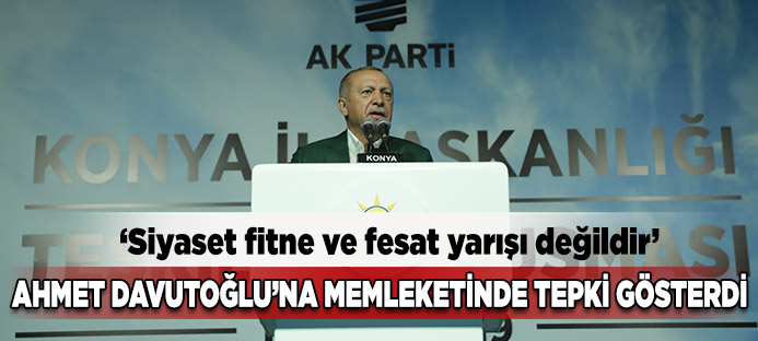Devlet Başkanı Erdoğan Konya`da parti teşkilatıyla buluştu 