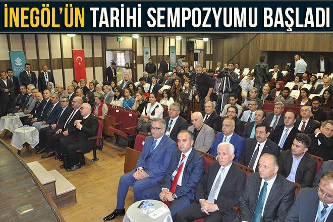 İNEGÖL´ÜN TARİHİ SEMPOZYUMU BAŞLADI