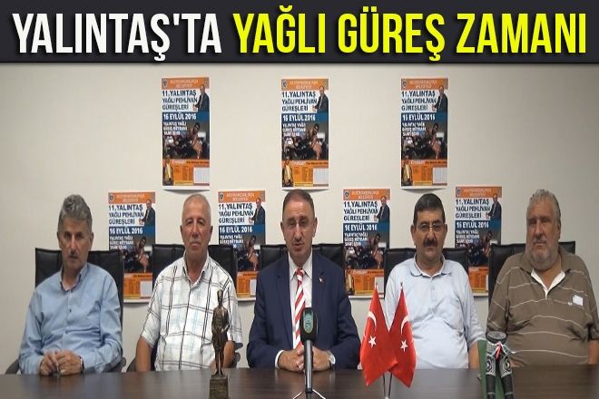 YALINTAŞ´TA YAĞLI GÜREŞ ZAMANI 