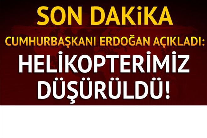 Afrin´den acı haber! Askeri helikopter düştü, şehitler ve yaralılar var