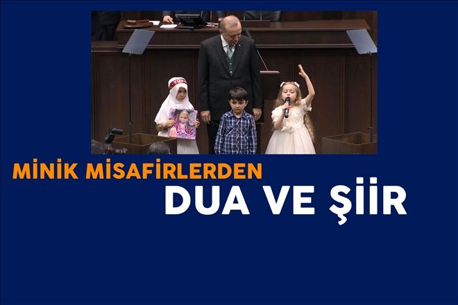  MİNİK MİSAFİRLERDEN DUA VE ŞİİR 