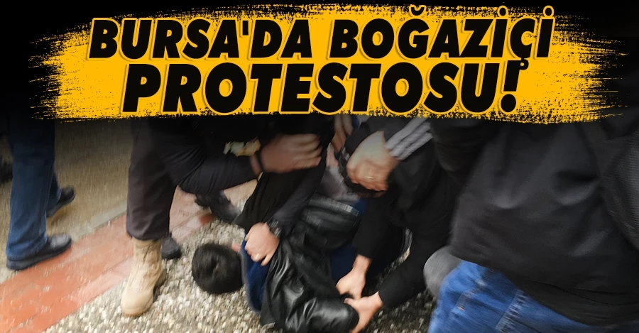 Bursa’da izinsiz gösteriye 8 gözaltı