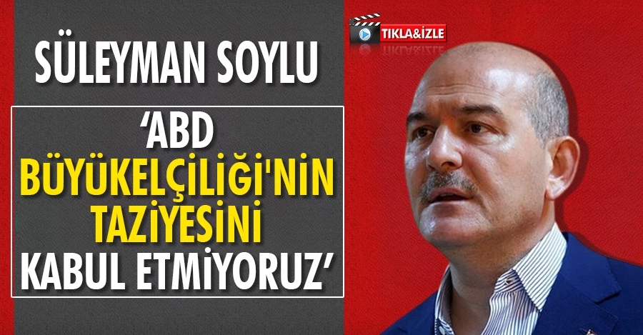 Bakan Soylu açıkladı açıklamalarda bulunuyor!