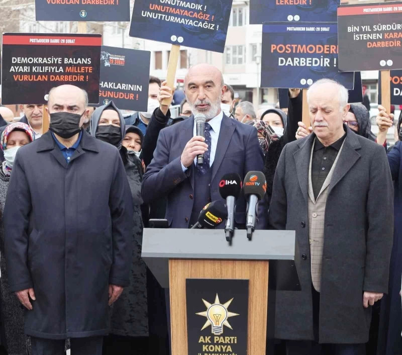 AK Parti Konya İl Başkanı Angı: “Biz 28 Şubat’ı bin yıl geçse de unutmayacağız”