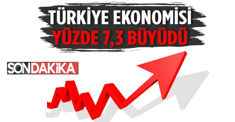 Türkiye, ilk çeyrekte yüzde 7,3 büyüdü