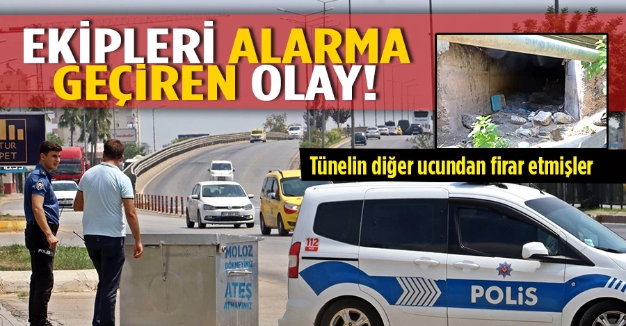 Antalya’da ekipleri alarma geçiren olay   