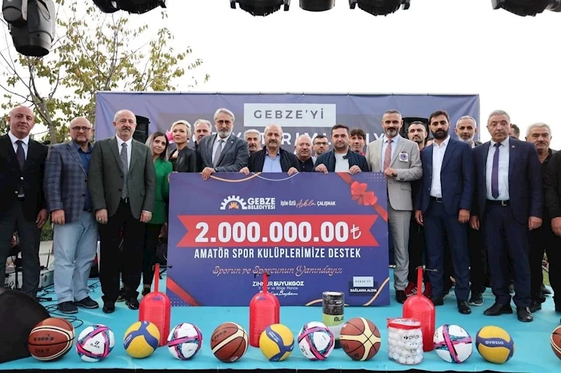Amatör spor kulüplerine 2 milyon TL destek
