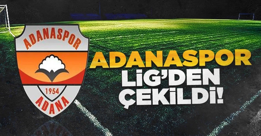 Adanaspor: Bu sezona devam edemiyoruz
