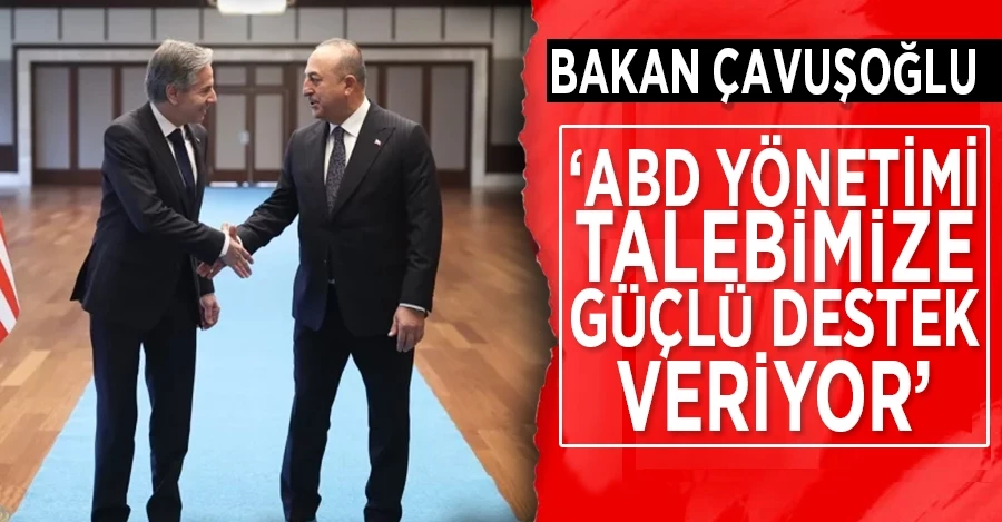 Bakan Çavuşoğlu: (F-16) 