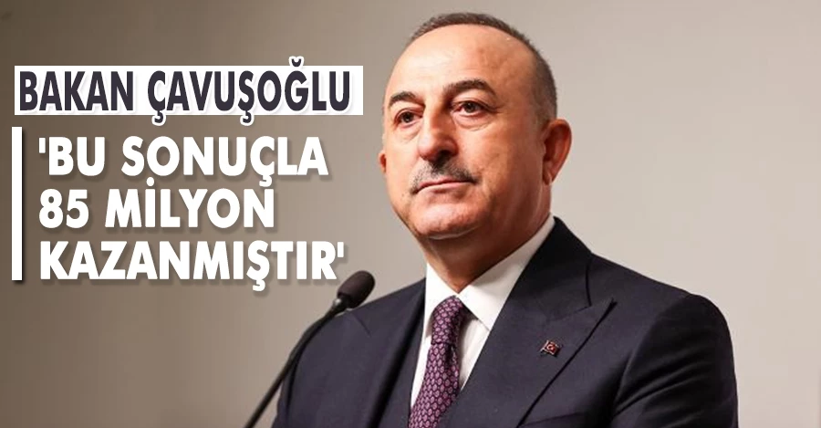 Bakan Çavuşoğlu’ndan zafer konuşması: “Bu millet sana güvenmiyorsa dön aynaya bak. Kaç seçimdir kaybediyorsun”   