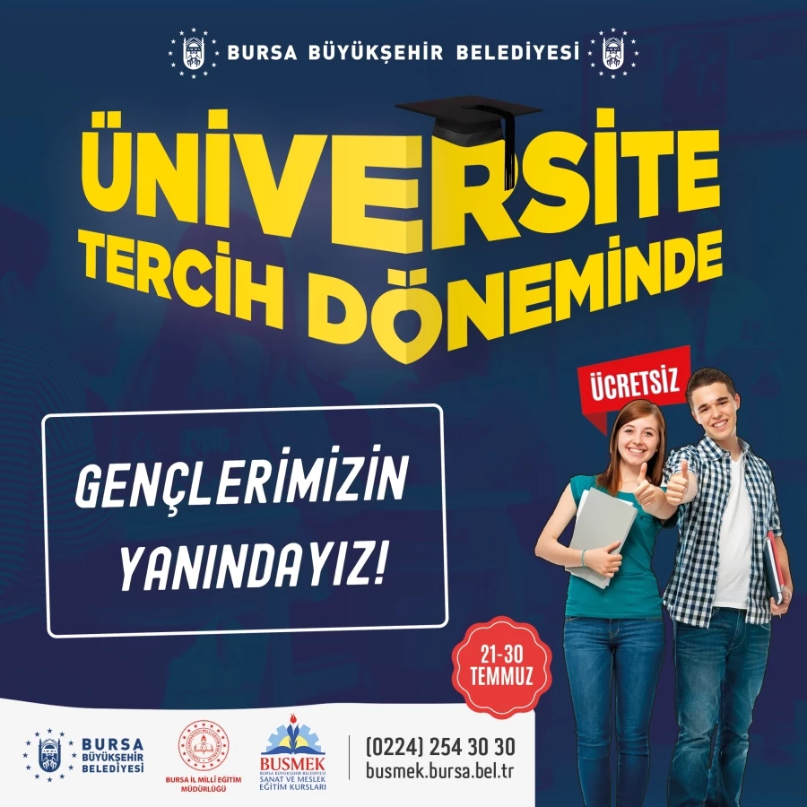 Üniversite tercihinde Büyükşehir yanınızda