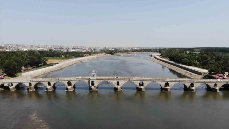 Meriç Nehri’nde kuraklık alarmı
