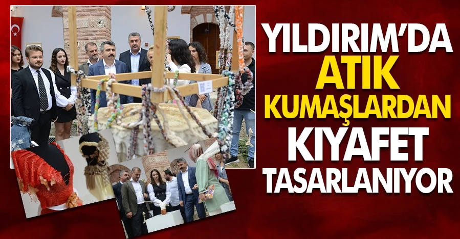 Atık kumaşlardan kıyafet tasarlıyorlar