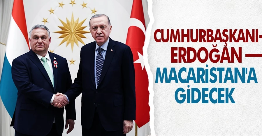 Cumhurbaşkanı Erdoğan Macaristan