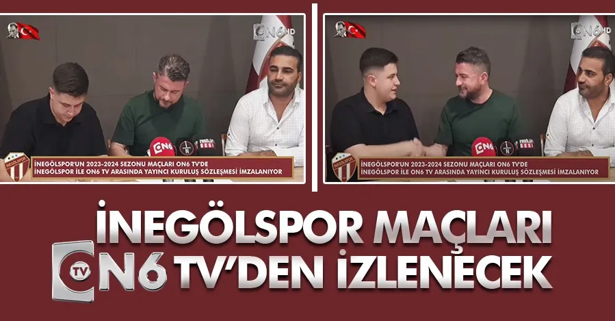 İnegölspor maçları ON6 TV’den izlenecek