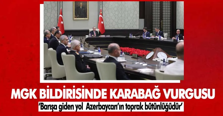 Cumhurbaşkanı Erdoğan başkanlığındaki MGK Toplantısı sona erdi