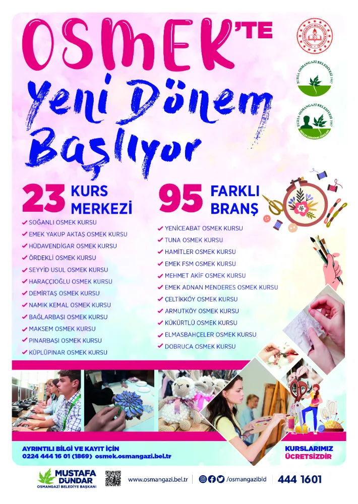 OSMEK’te yeni dönem kayıtları başladı