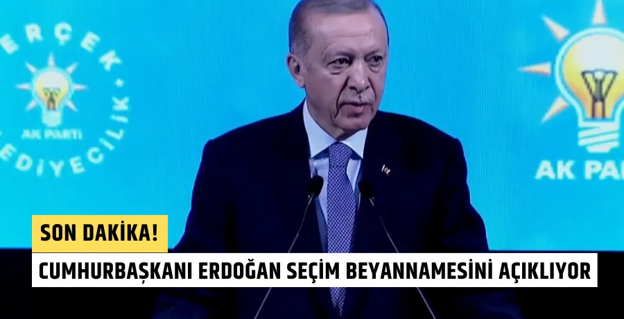 Cumhurbaşkanı Erdoğan AK Parti