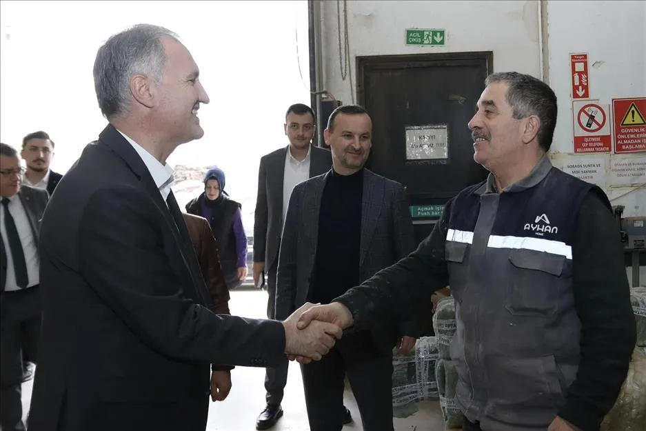 Başkan Taban sanayi kuruluşlarını ziyaret etti