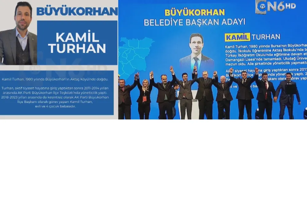 Cumhur İttifakı Büyükorhan Belediye Başkan Adayı Kamil Turhan oldu