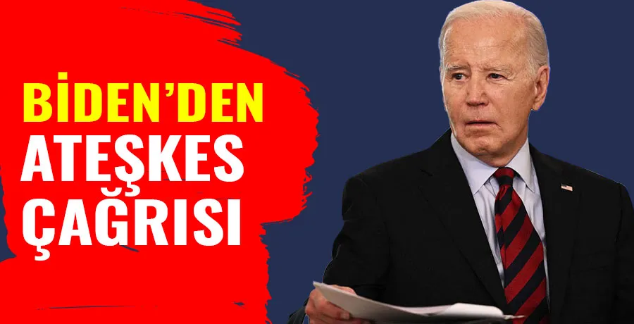 ABD Başkanı Biden, Gazze için ateşkes çağrısı yaptı