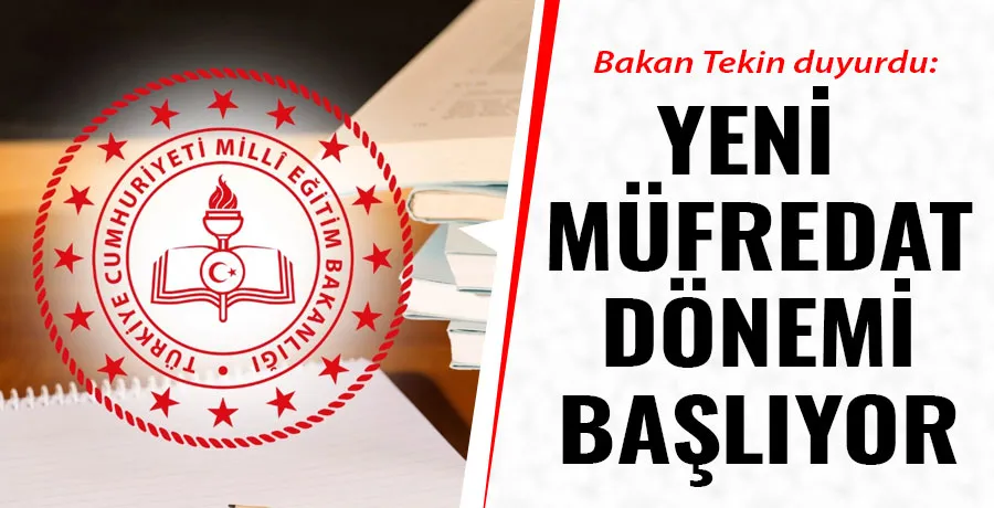 Milli Eğitim Bakanı Tekin