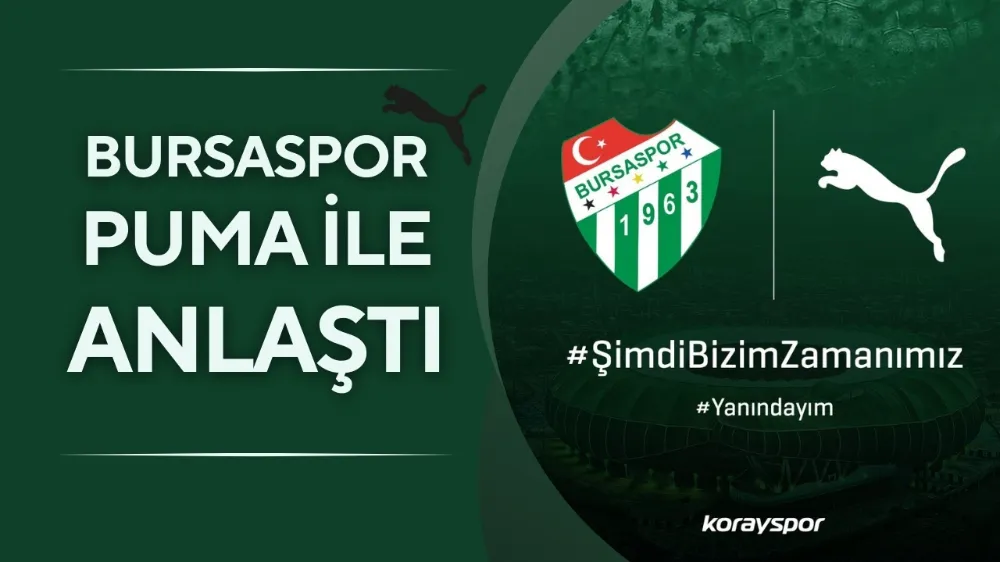 Bursaspor Puma ile anlaştı