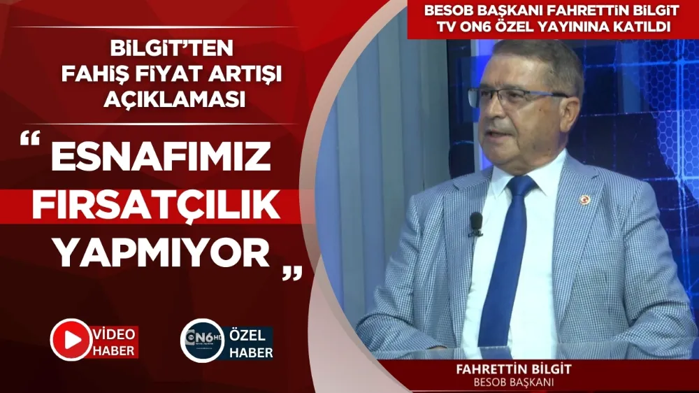 BESOB Başkanı Bilgit: 