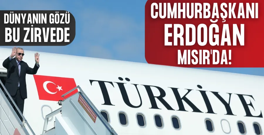 Cumhurbaşkanı Erdoğan Mısır