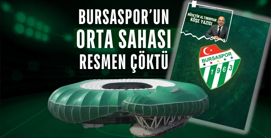 Bursaspor’un orta sahası resmen çöktü!