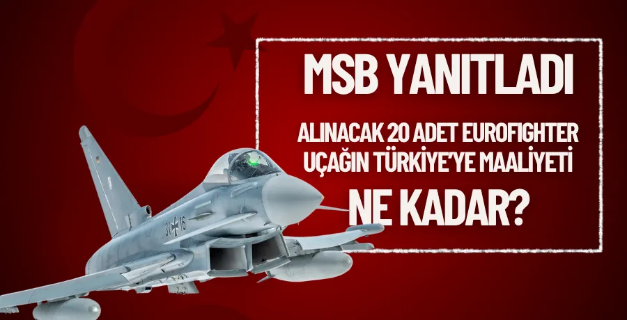 İşte Eurofighter uçakların Türkiye