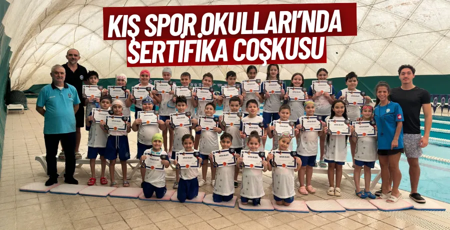 Kış Spor Okulları’nda Sertifika Coşkusu