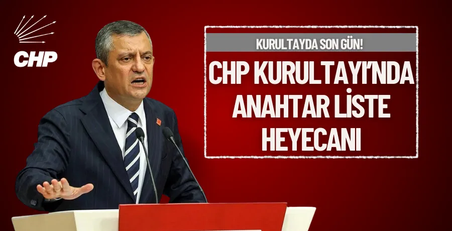 CHP Kurultayı’nda son gün