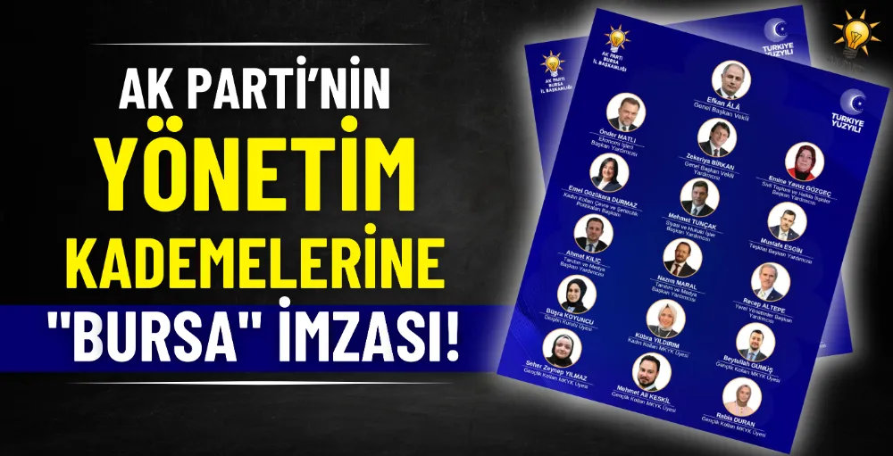 AK Parti’nin yönetim kademelerine 
