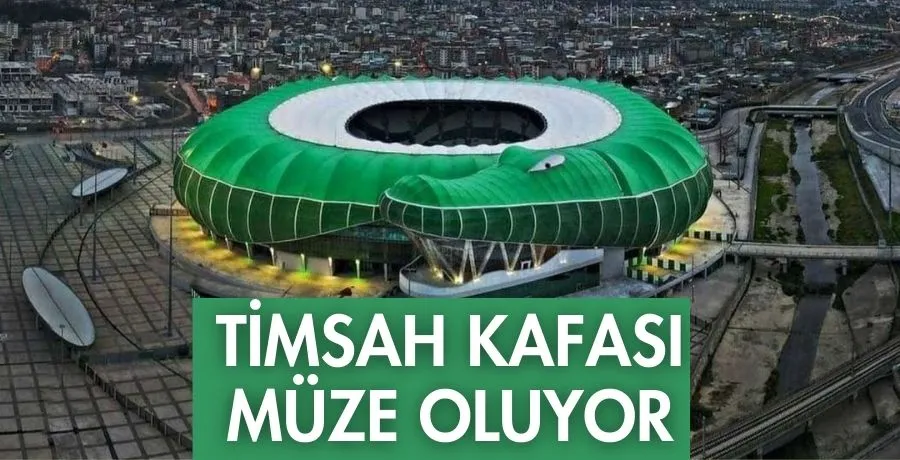 Timsah kafası müze oluyor