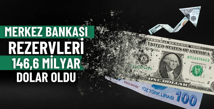 Merkez Bankası rezervleri 146,6 milyar dolar oldu