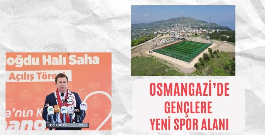 Osmangazi’de gençlere yeni spor alanı 