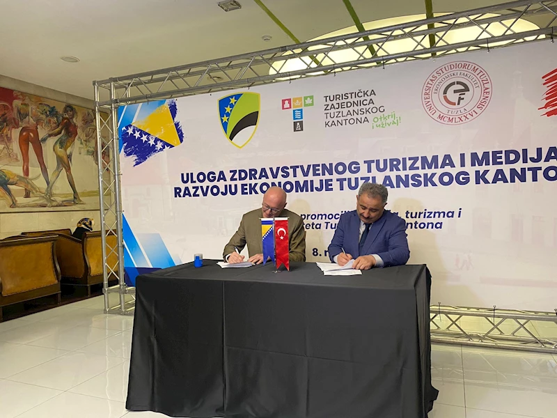 Tuzla Kantonu Turizm Birliği ile Türkiye Basın Federasyonu arasında bölgenin tanıtımına yönelik iş birliği 
