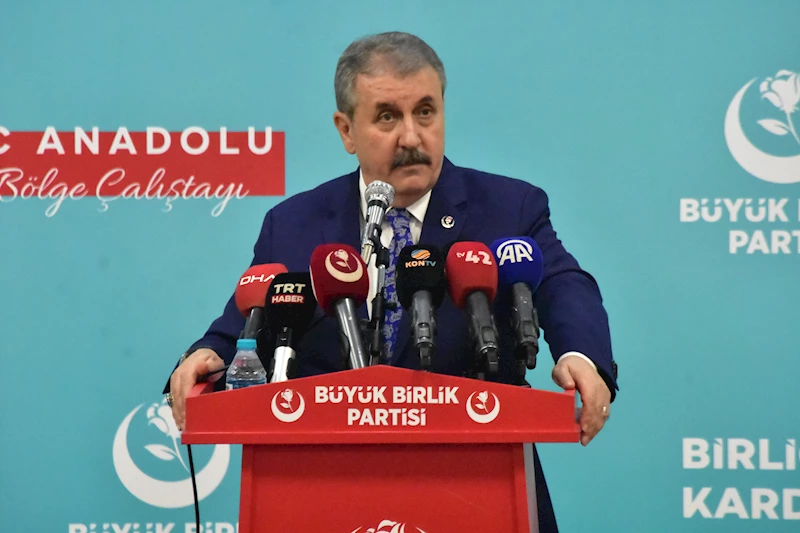 Destici: Silah bırakma işi sadece PKK