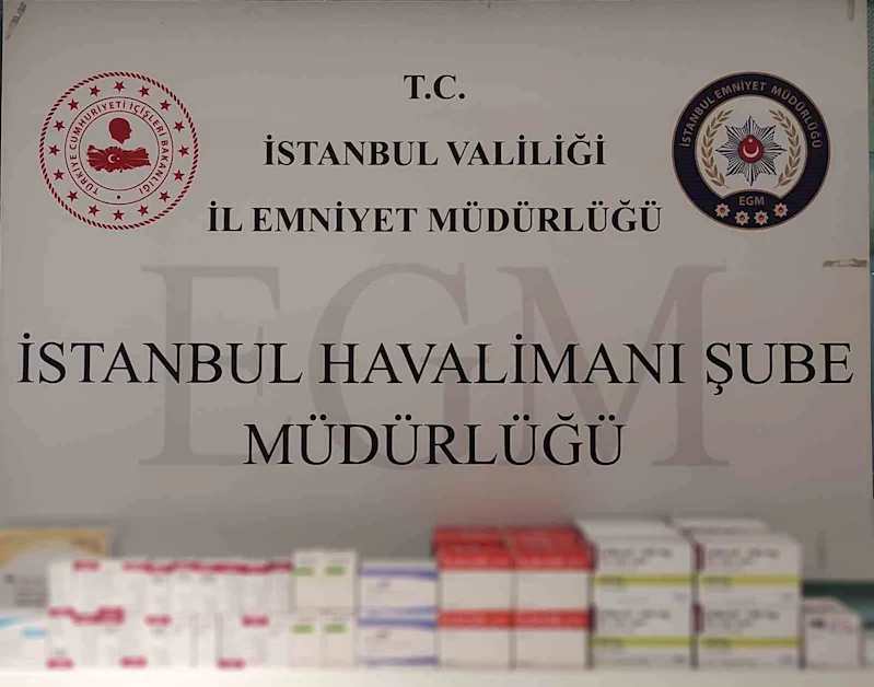 İstanbul Havalimanı’nda 12 milyon TL’lik kaçak ilaç operasyonu: 5 gözaltı
