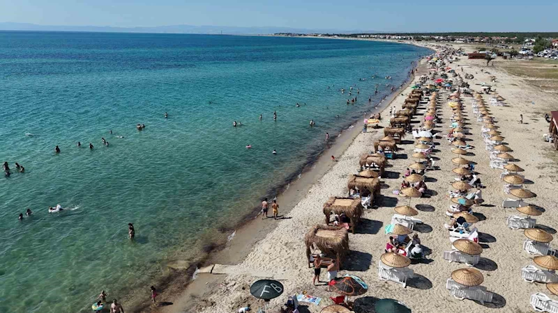 Saros Körfezi sahillerine Kurban Bayramı’nda tatilci akını
