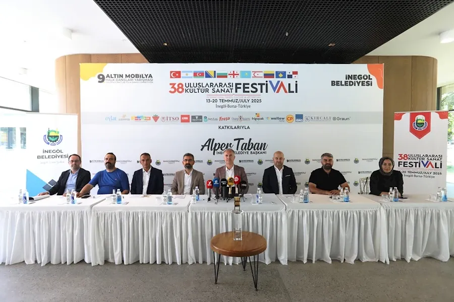 İnegöl’de 38. Uluslararası Kültür Sanat Festivaline geri sayım 