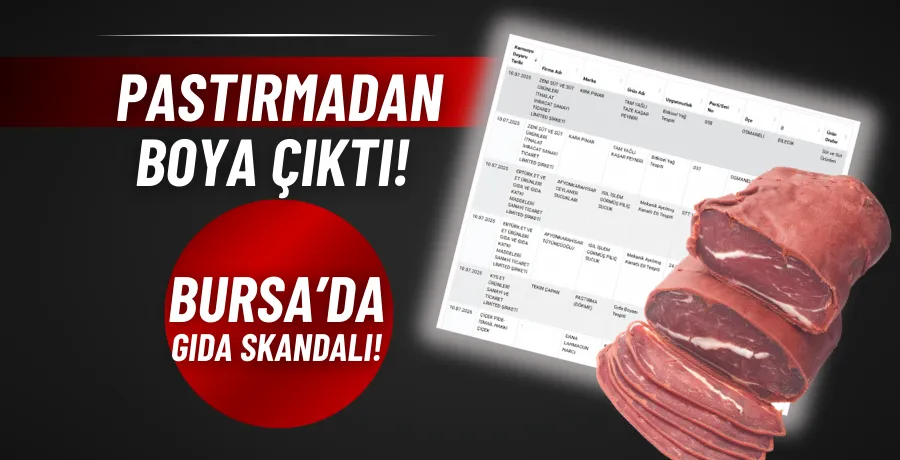 Pastırmadan boya çıktı! Bakanlık gıda skandallarını açıkladı